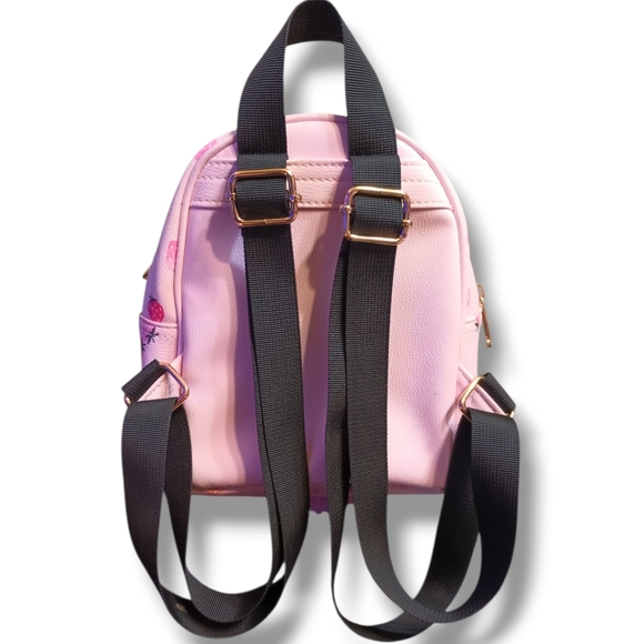 Claire's Strawberry Mini Faux Leather Backpack - Picture 2 of 9